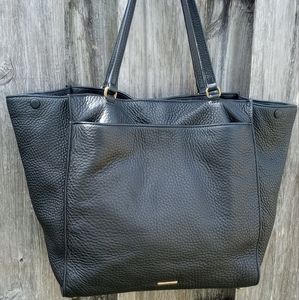 Rebecca Minkoff black leather large Darren tote